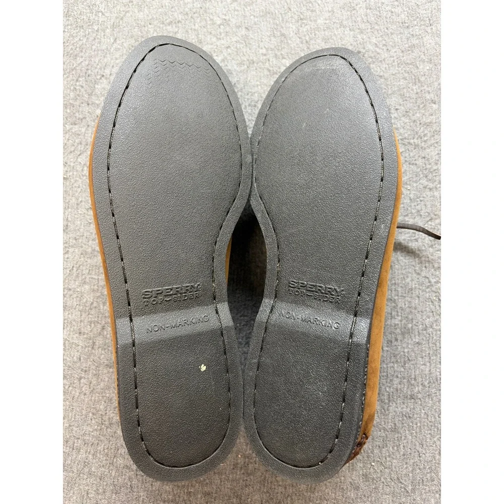 Sperry Top-Sider Mens Authentic Original 2-Eye Boat Shoes Tan Brown 9M